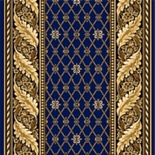 Ковровая дорожка полушерстяная KONSUL синий 