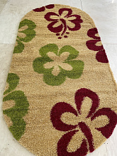 KEOPS SHAGGY B1007A YELLOW / YELLOW Овал