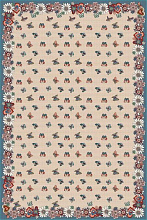 Детский ковер Бабочки бежевый с синим