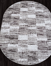 Ковер SILVER-A F394 GRAY Овал
