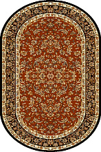 Ковер  STANDARD HERMIONA brick red ОВАЛ