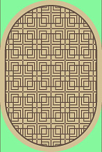 Циновка sz2858a2o 17 Овал