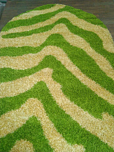 KEOPS SHAGGY B1274C GREEN / GREEN Овал