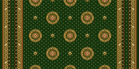 Ковровая дорожка полушерстяная LIDER green 