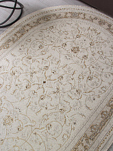 Ковер ZARINA M101B CREAM / CREAM Овал