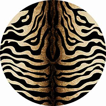 Ковер SUNRISE d053 BLACK Круг